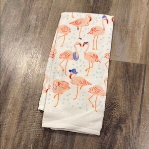 Flamingo Print Towel